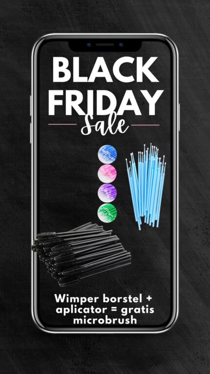 Black Friday DEAL : Borstel + Applicator = Free Microbrush