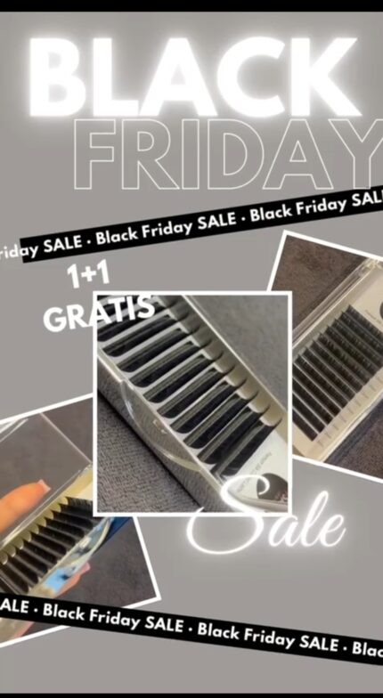 Black Friday DEAL : Wimperextensions 1+1 GRATIS